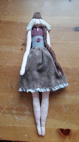 Jenna pan poupee dolls handmade workshop class craft nan mckay glasgow tilda