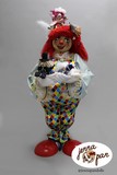jenna pan dolls poupée création de personnages character design handmade fait main diy bricolage papa clown bébé baby cirque circus puppet marionnette rigolo émotions france