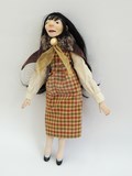 Mariko, poupée doll fait main hand made ooak one of a kind modèle unique artisanale craftswork Jenna Pan